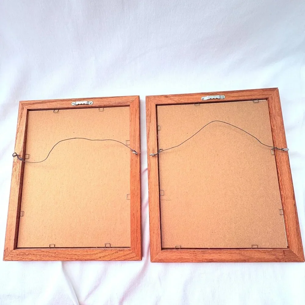 Vintage 1970s‎ Sara Moon Framed Art Prints Jacqueline & Gina